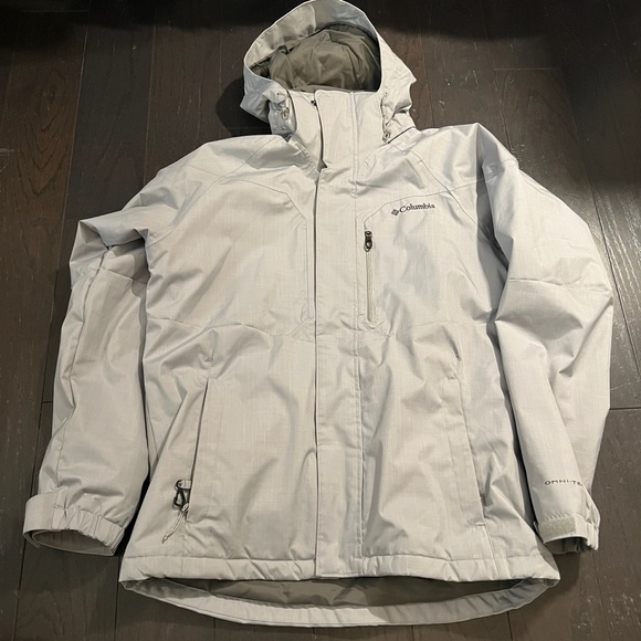 Columbia Whirlibird IV Interchange Gray 3-IN-1 Omni Heat Jacket Medium Mens - Picture 1 of 10